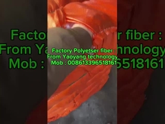 Vestidos de fibra de grapa de poliéster de corte mediano de fibras de grapa artificiales