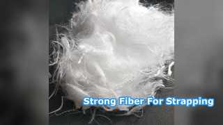 Fibra de poliéster virgen de alta resistencia para flejes